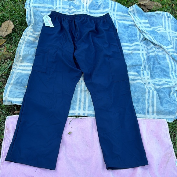 NWT Scrubaid Blue Tapered Fit Four Way Stretch Scrub Pants Nursing Uniform 2XL - Picture 15 of 16